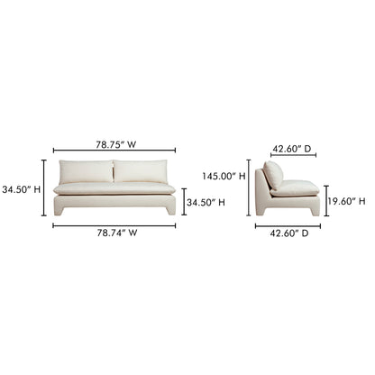 Estelle Sofa Cream