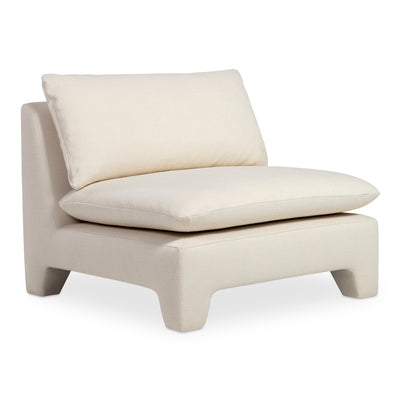 Estelle Lounge Chair Cream by Moe's Home