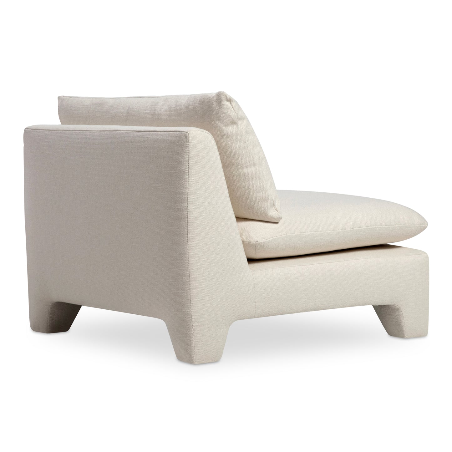 Estelle Lounge Chair Cream by Moe's Home
