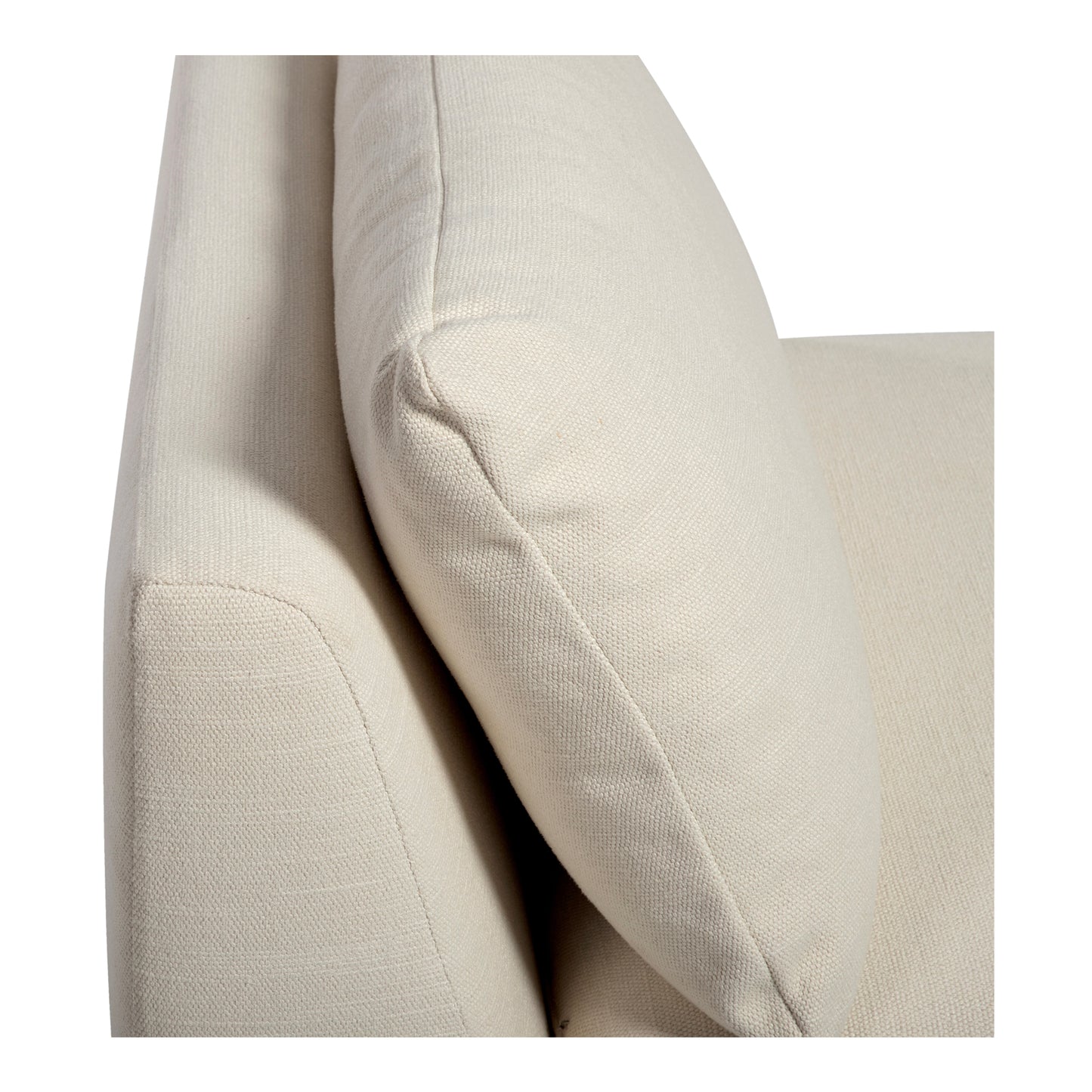 Estelle Lounge Chair Cream by Moe's Home