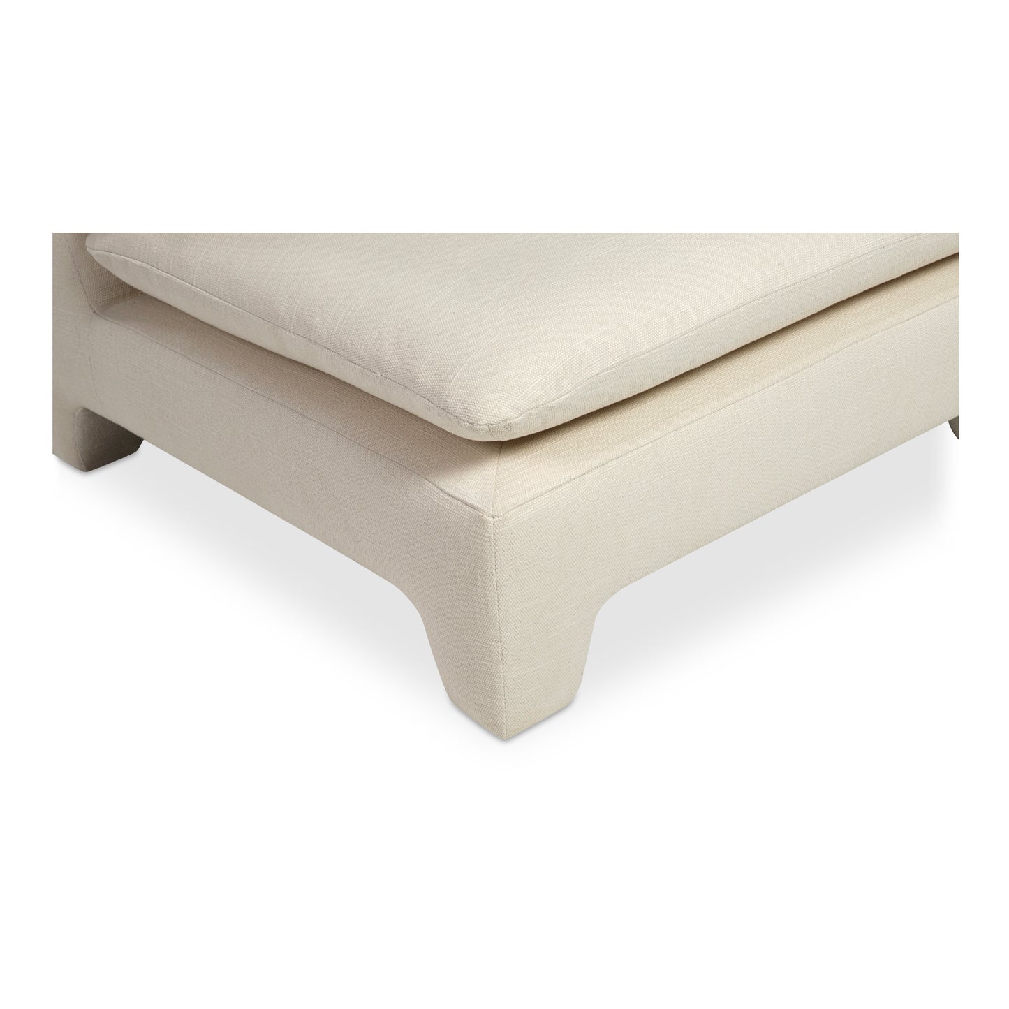 Estelle Lounge Chair Cream by Moe's Home
