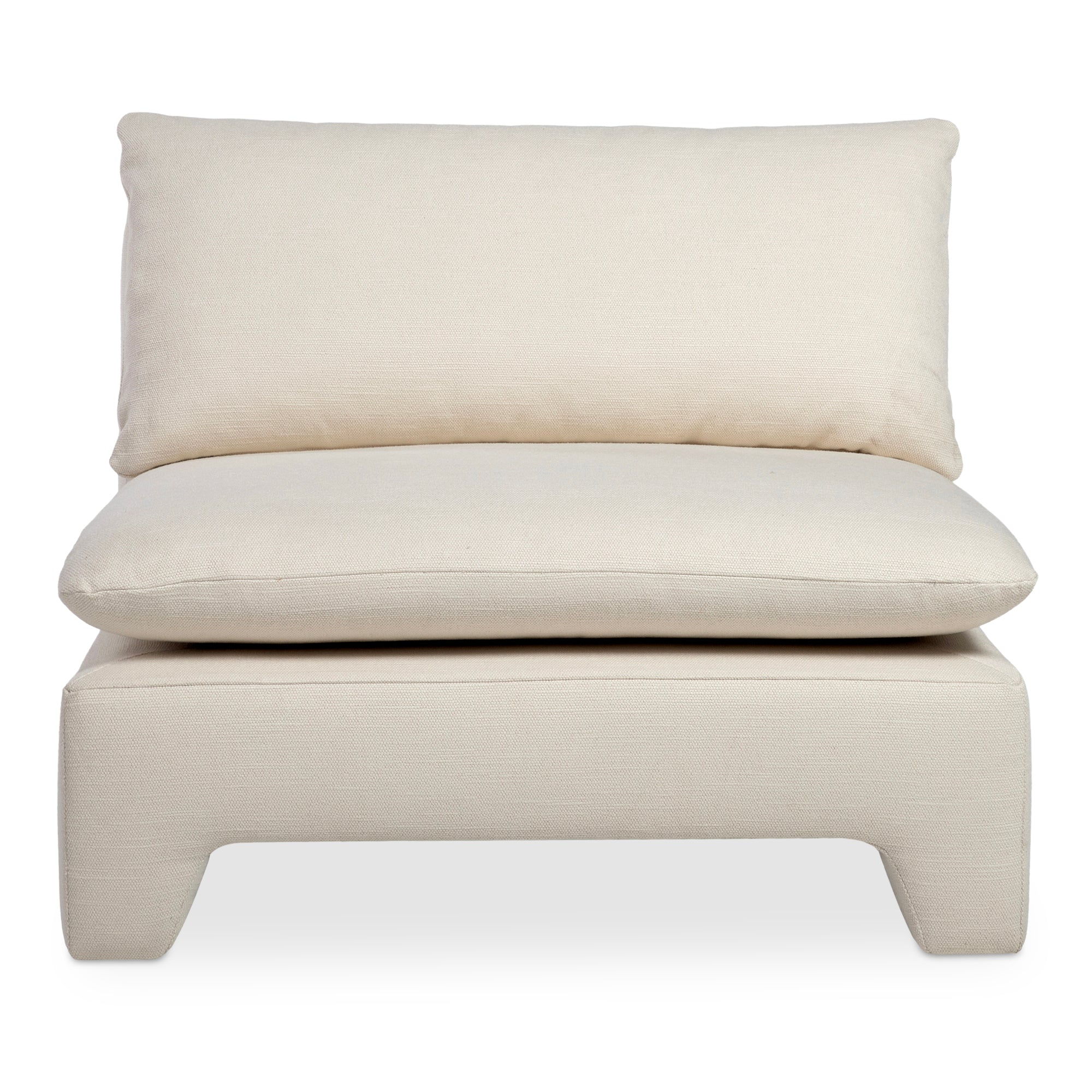 Estelle Lounge Chair Cream | White