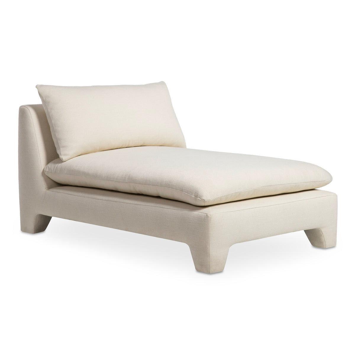 Estelle Chaise Cream by Moe's Home