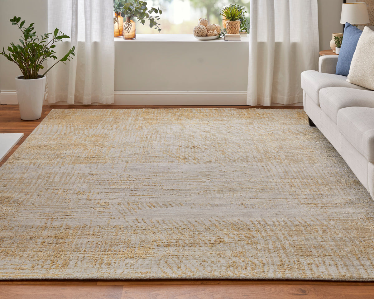 Eastfield 69FRF Gold/Ivory Rug by Feizy