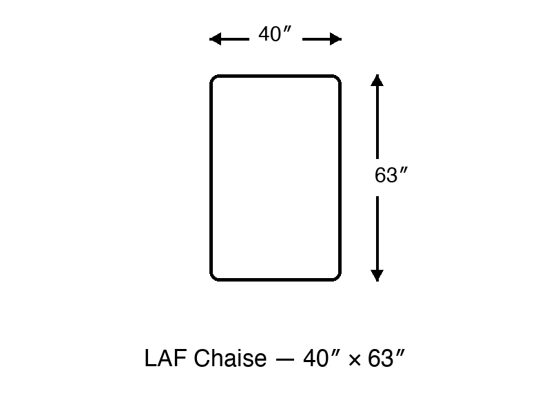 LAF Chaise diagram