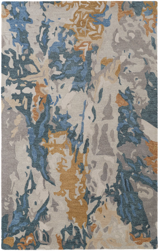 Everley 8645F Gray/Multi Rug by Feizy