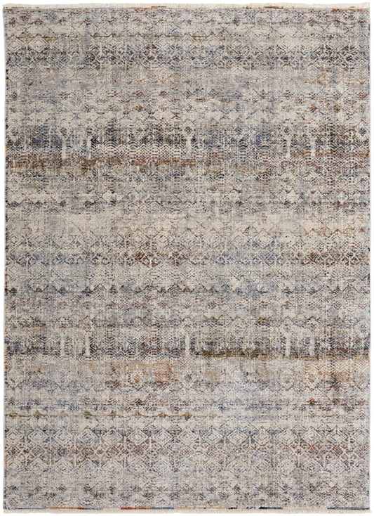 Kaia 39GLF Gray Rug by Feizy