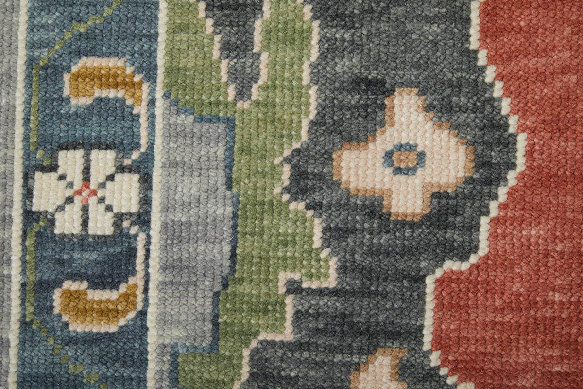 Karina 69G4F Rust/Gray Rug by Feizy