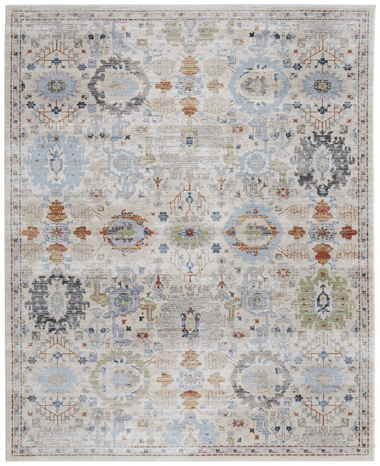 Melrose 39P5F Beige/Multi Rug by Feizy