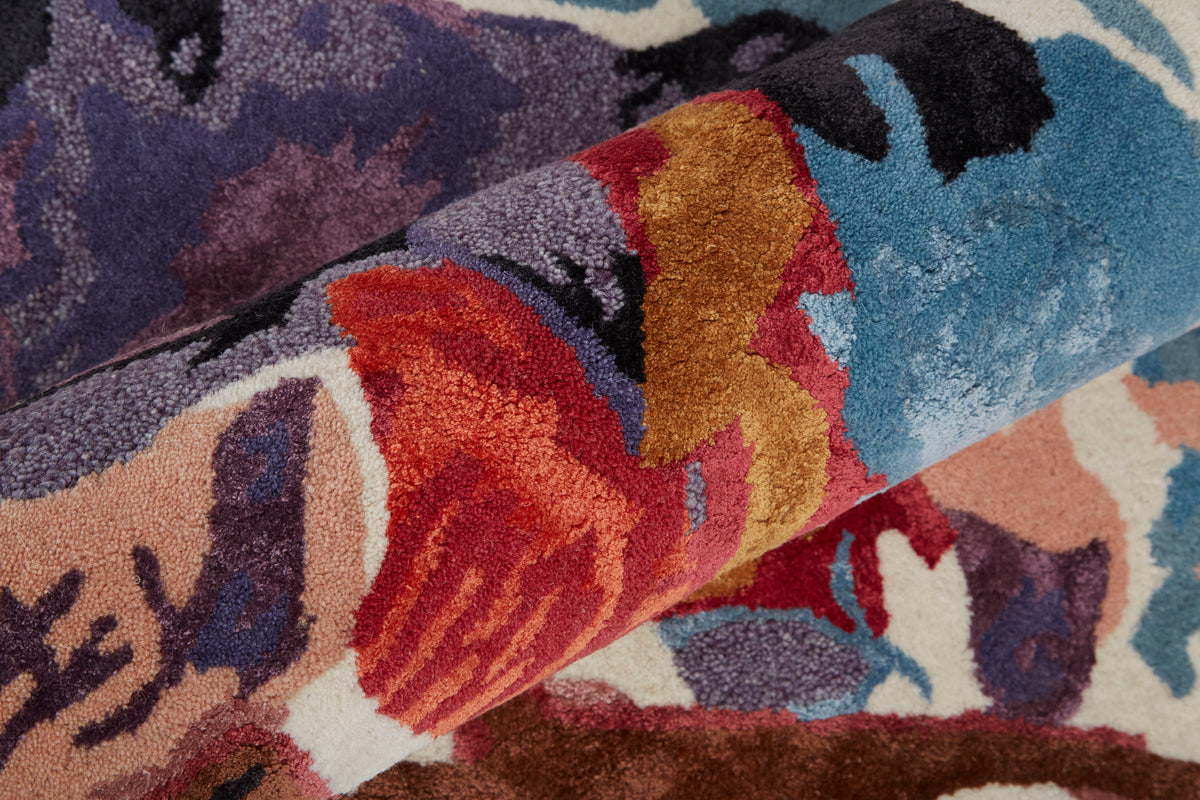 Dafney 8863F Red/Multi Rug by Feizy