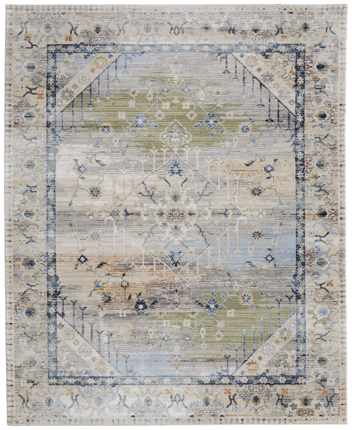 Melrose 39NZF Ivory/Rust Rug by Feizy