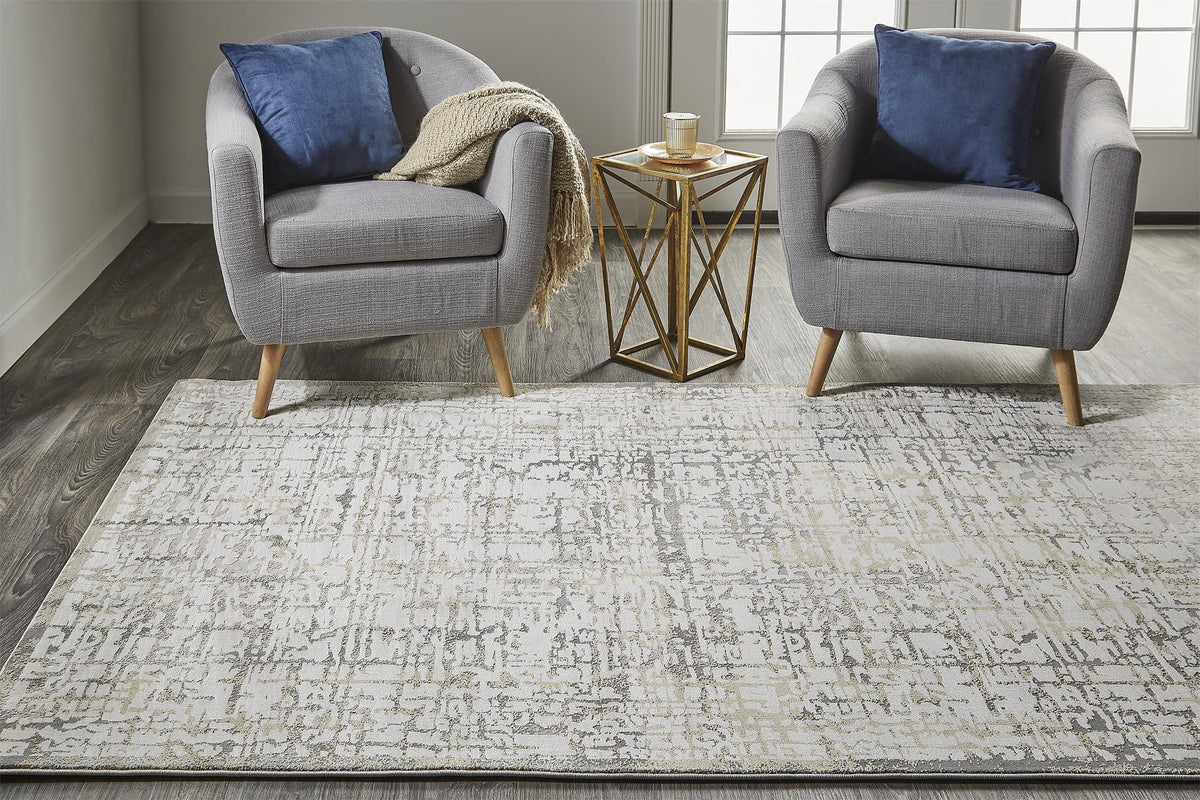 Waldor 3683F Beige Rug by Feizy