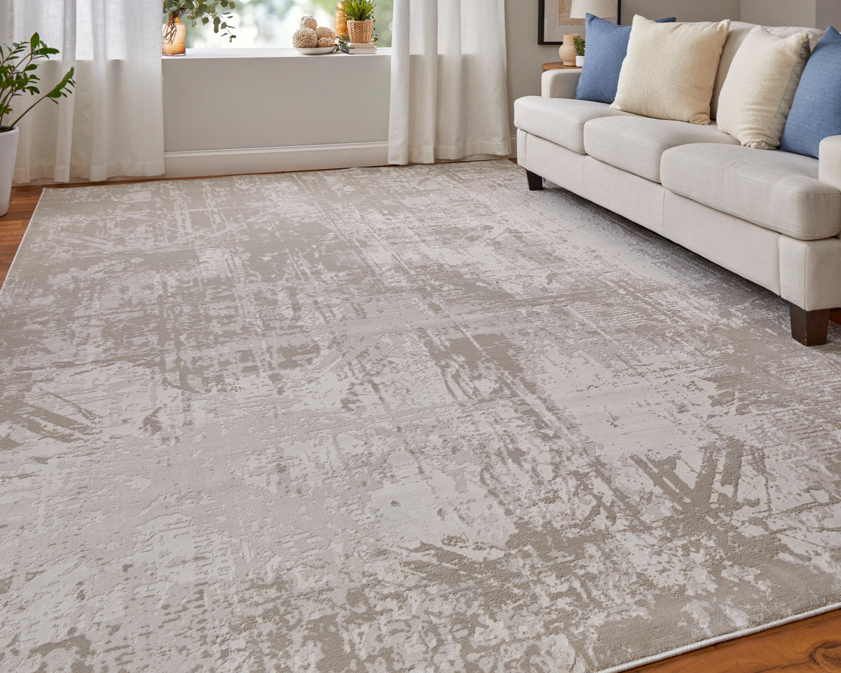 Prasad 39NAF Ivory/Beige Rug by Feizy