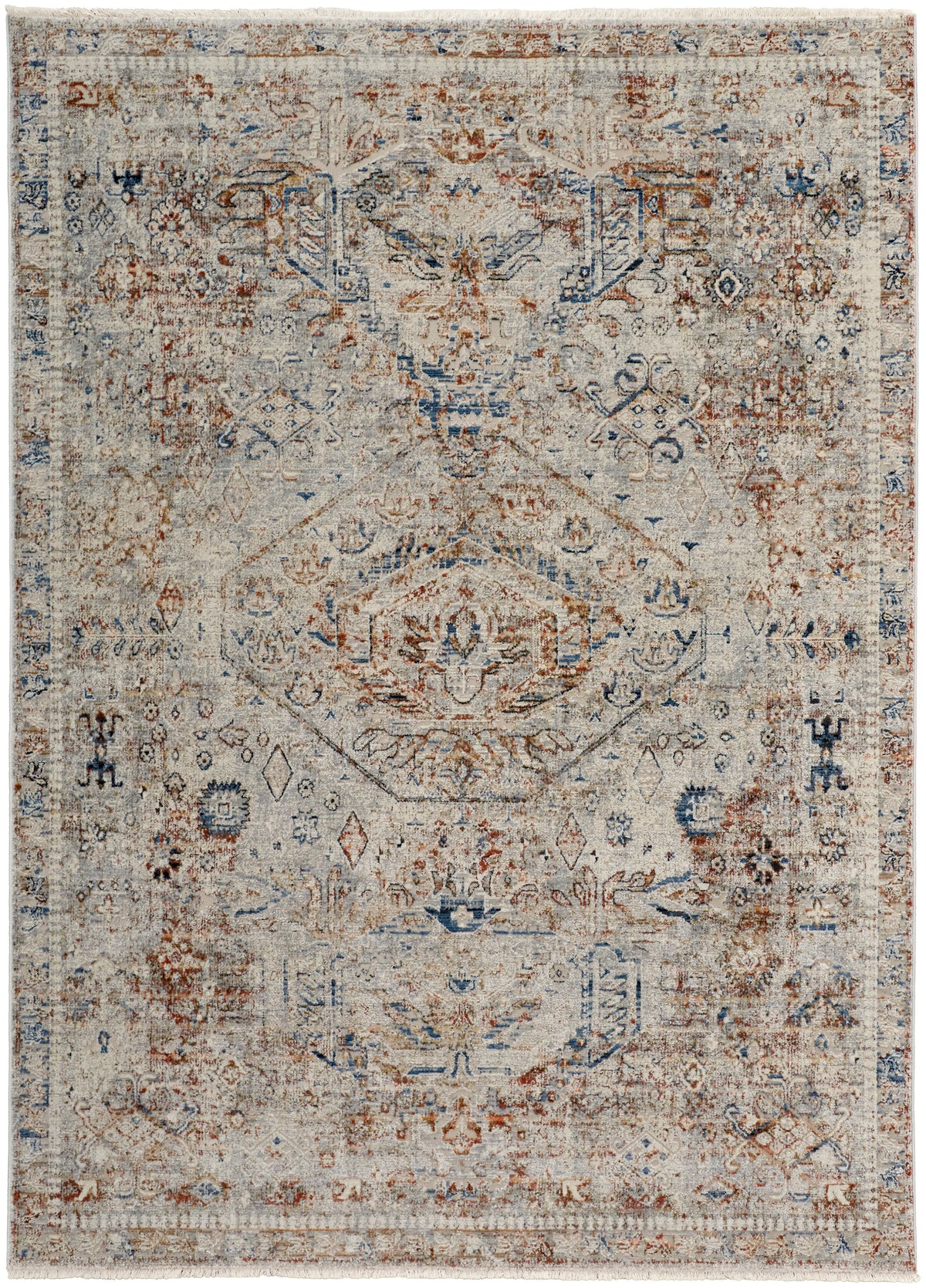 Kaia 39GJF Gray/Multi Rug by Feizy