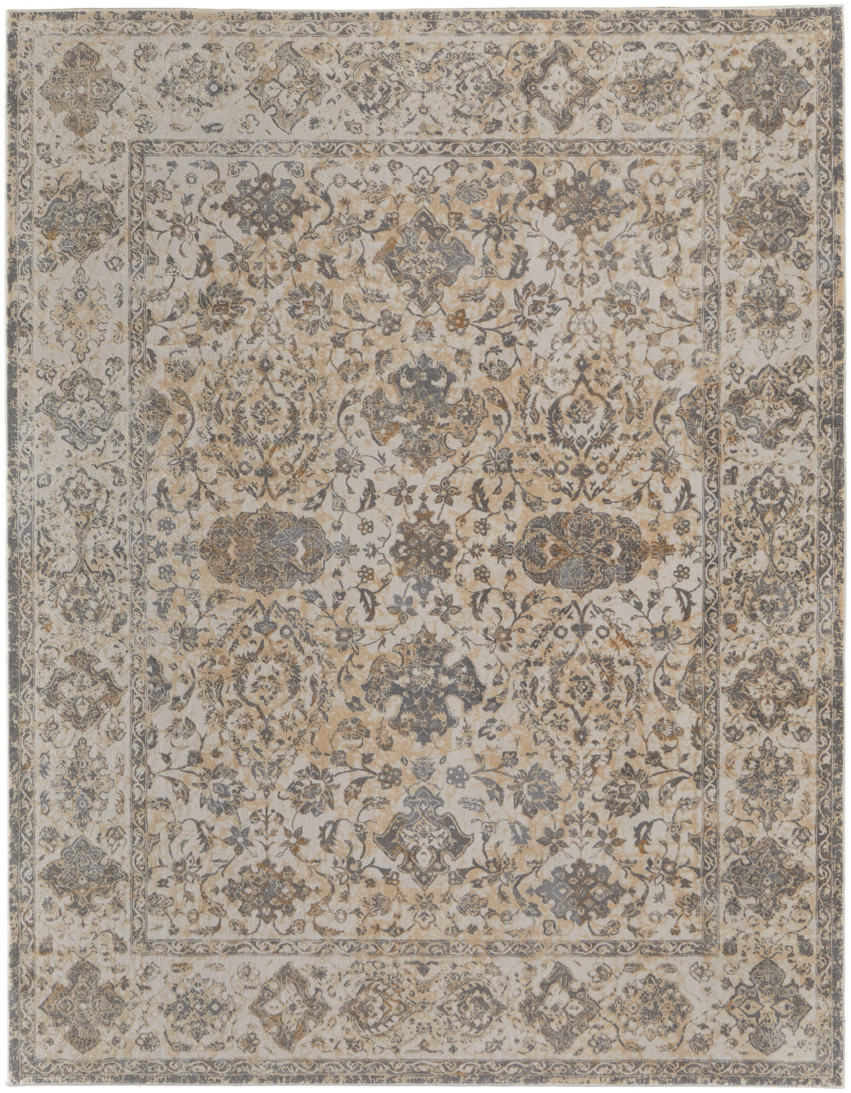 Celene 39L0F Beige/Gray Rug by Feizy