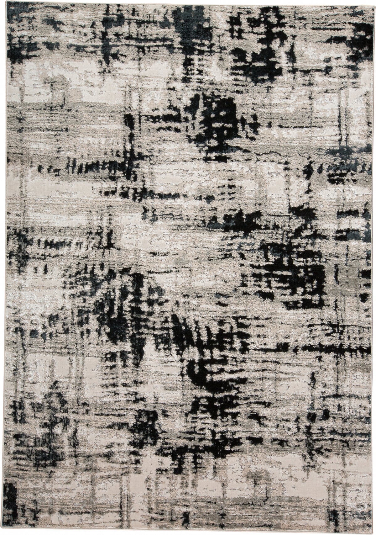 Micah 3339F Black Rug by Feizy