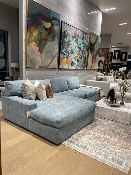 LEFT-ARM SOFA-CUDDLER CHAISE SECTIONAL