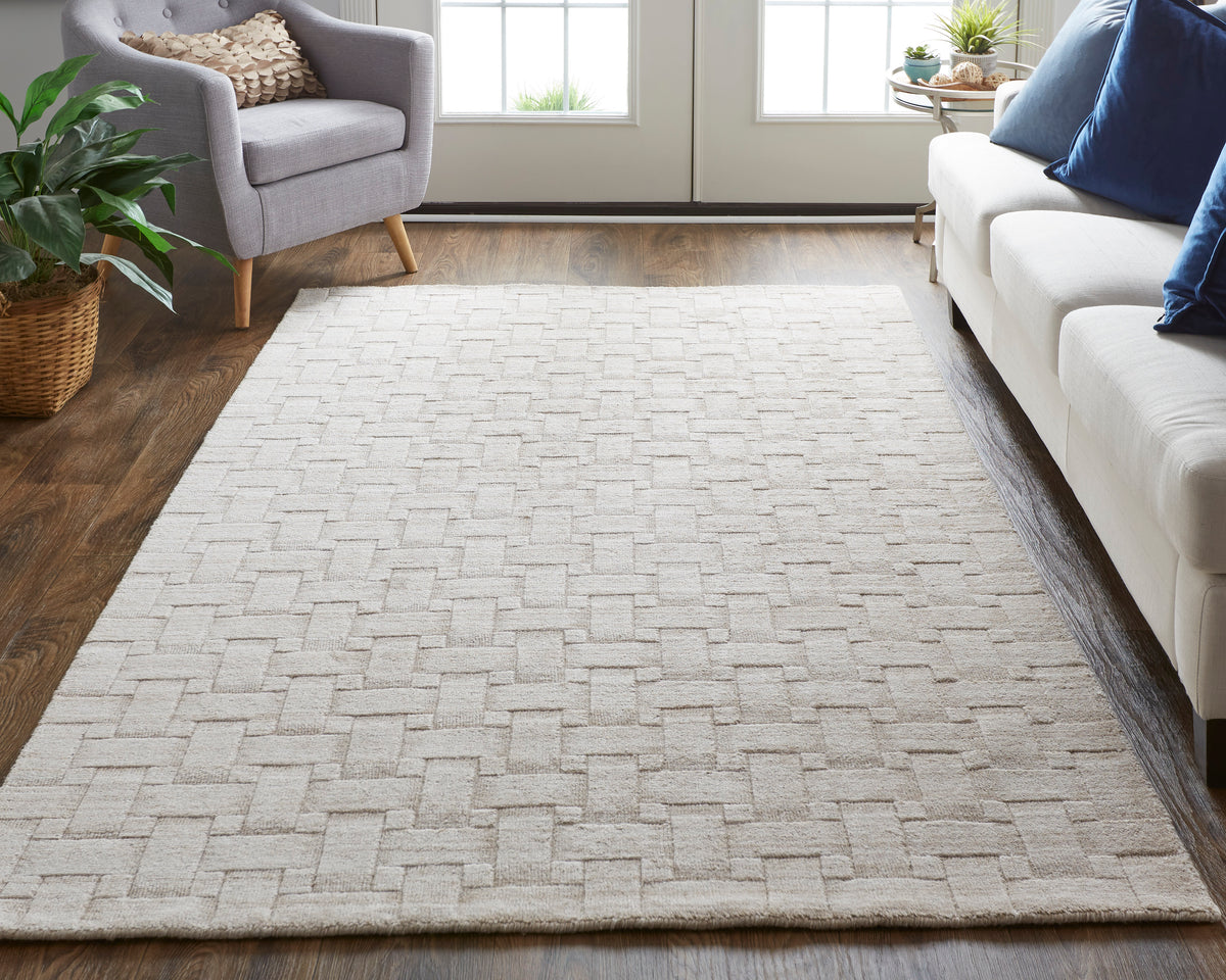 Redford 8669F Tan Rug by Feizy