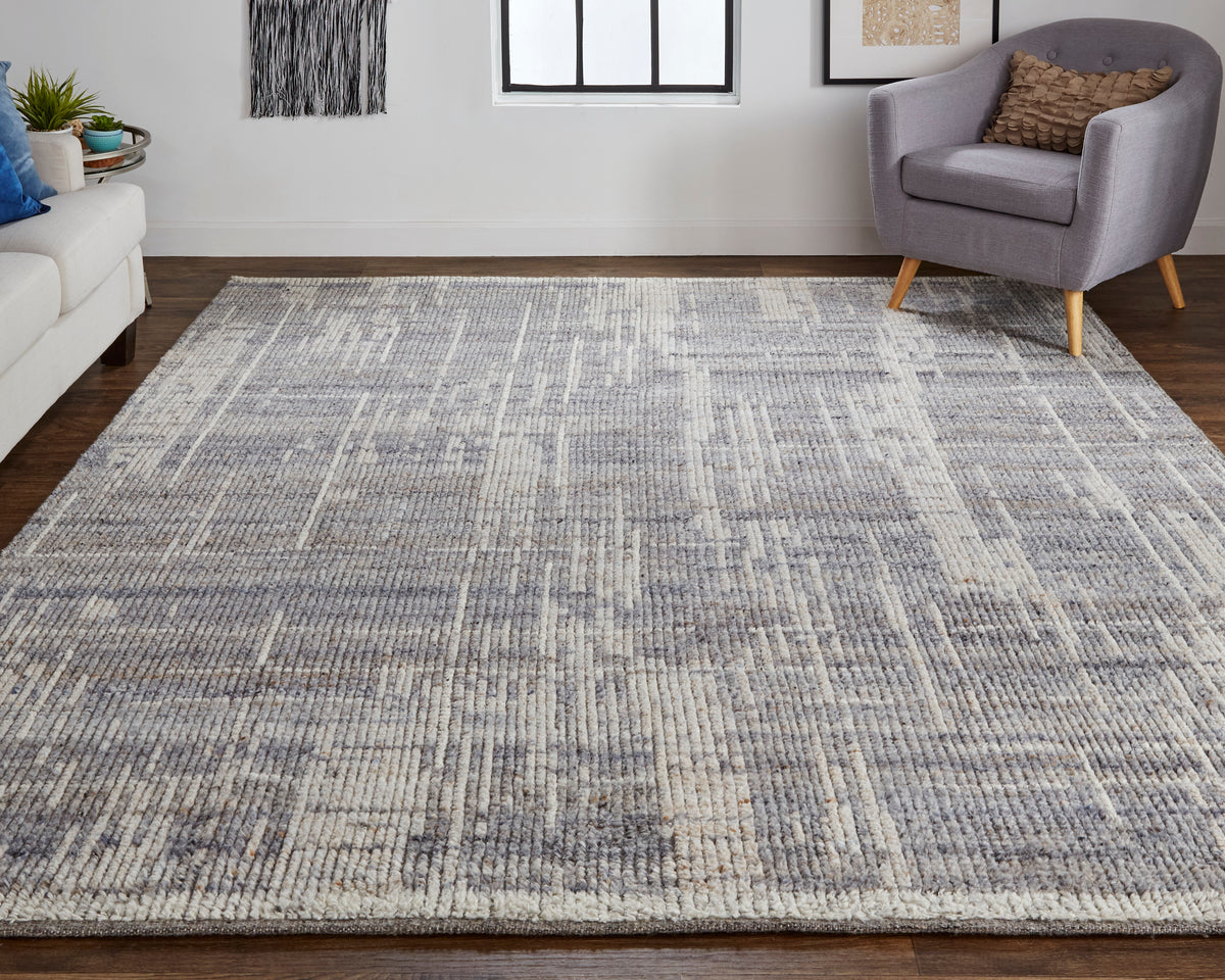 Alford 6920F Gray/Multi Rug by Feizy