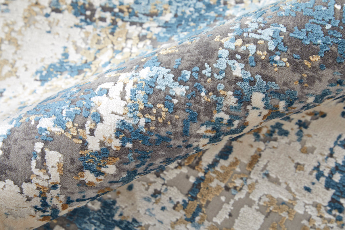 Cadiz 3891F Blue/Ivory Rug by Feizy