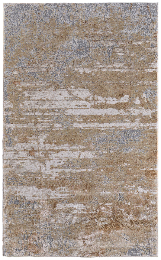Aura 3567F Beige/Gold Rug by Feizy