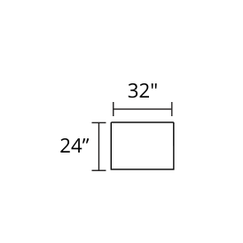 CASSIANO Ottoman diagram — 32 x 24 in