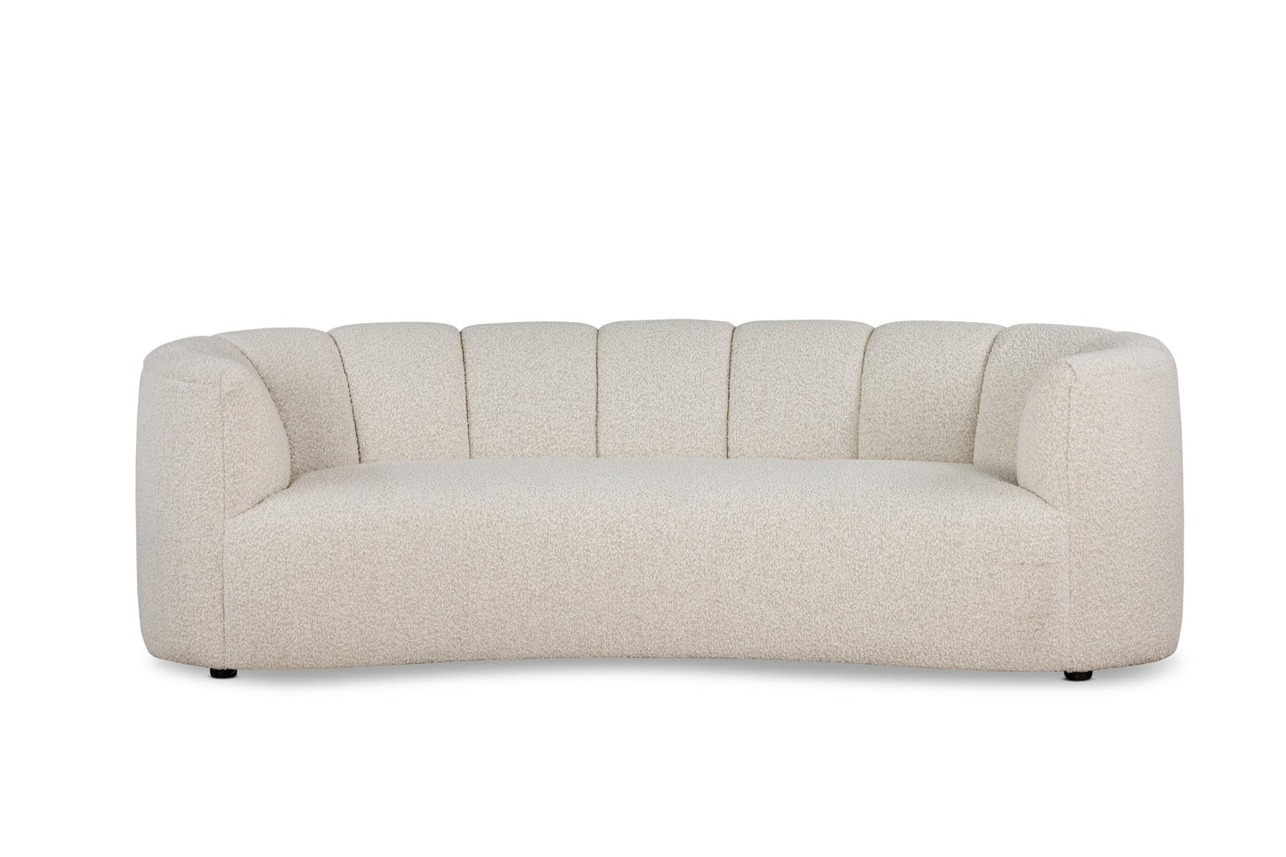 CASSIE Estate Sofa in Karma Pebble, front view