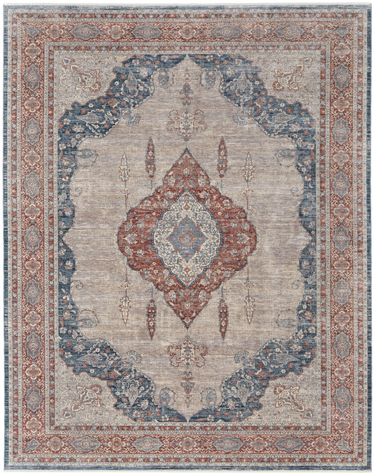 Marquette 39GRF Gray/Multi Rug by Feizy