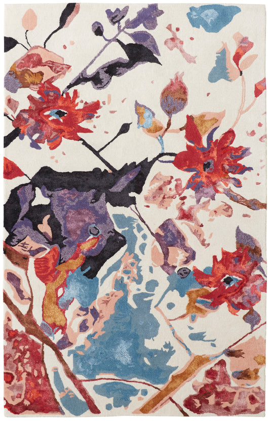 Dafney 8863F Red/Multi Rug by Feizy