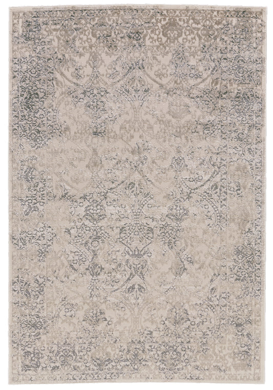 Prasad 3682F Light Gray Rug by Feizy