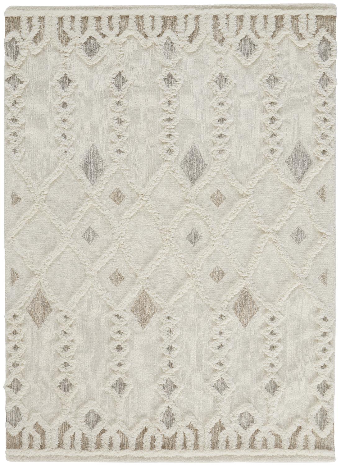 Anica 8011F Ivory Rug by Feizy