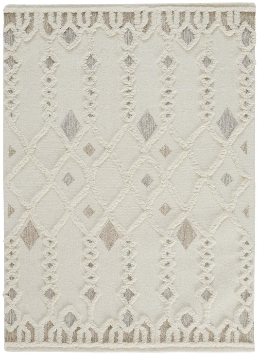 Anica 8011F Ivory Rug by Feizy