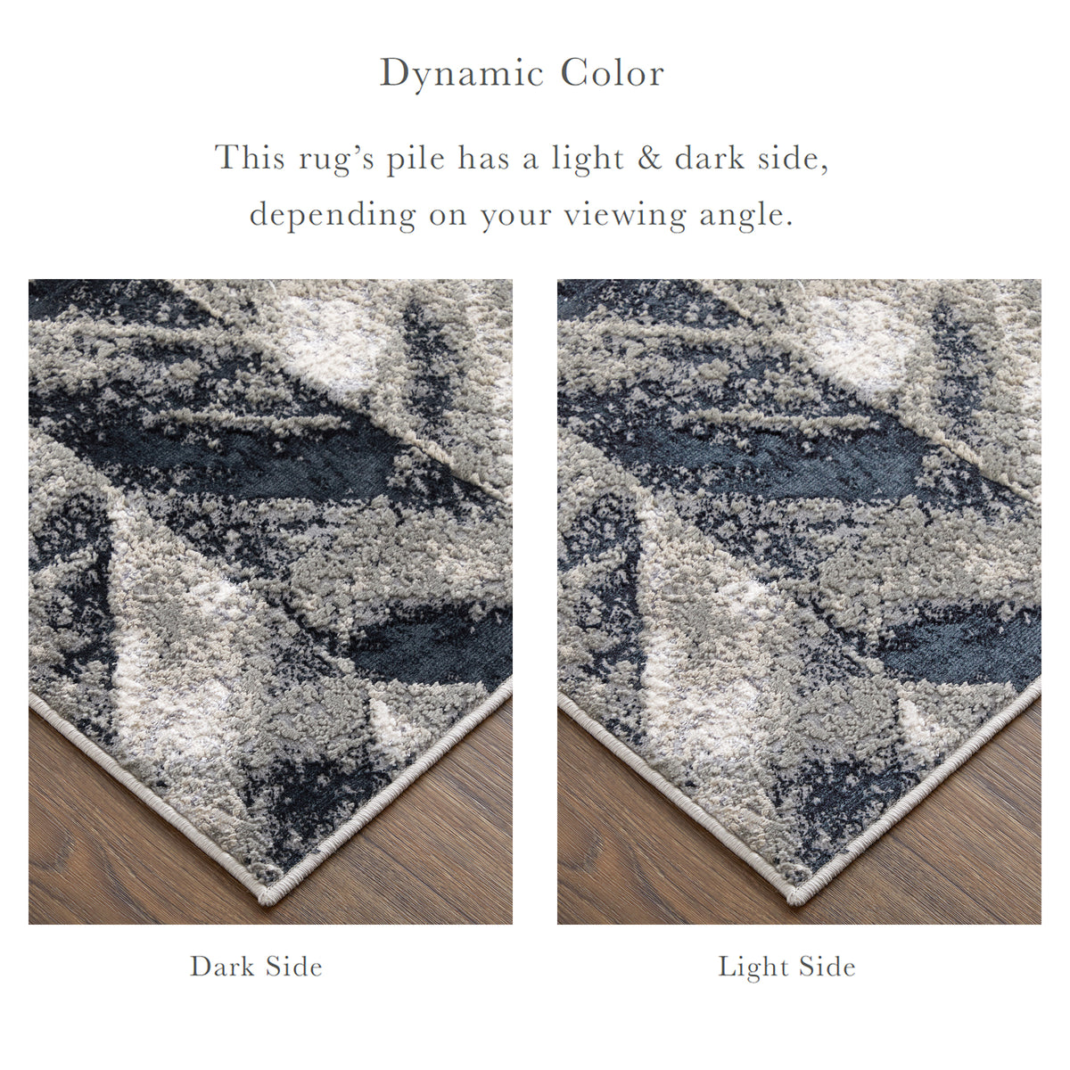 Micah 3048F Gray/Silver Rug by Feizy