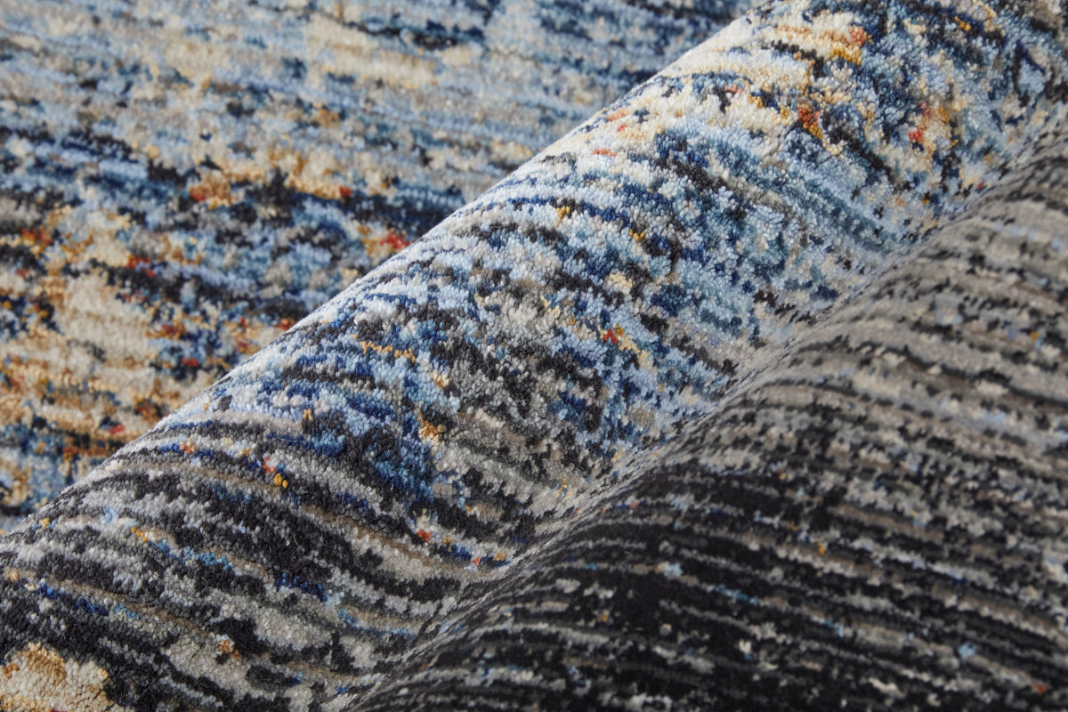 Sonora 39NWF Ivory/Blue Rug by Feizy