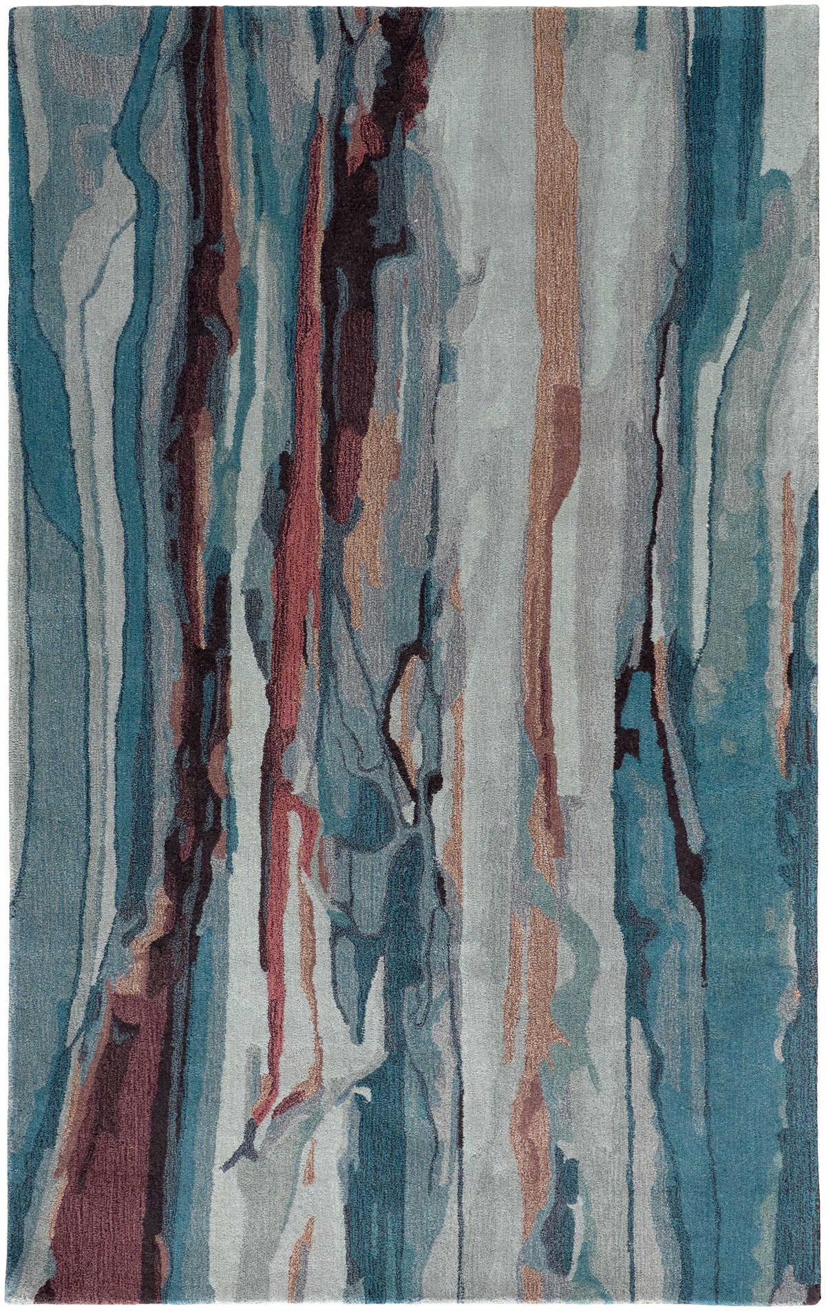 Amira 8634F Teal/Multi Rug by Feizy