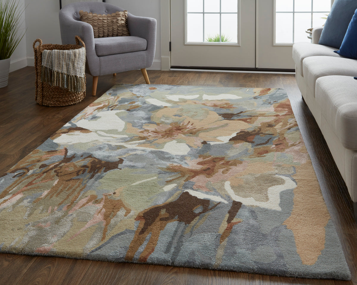 Dafney 8868F Beige/Multi Rug by Feizy