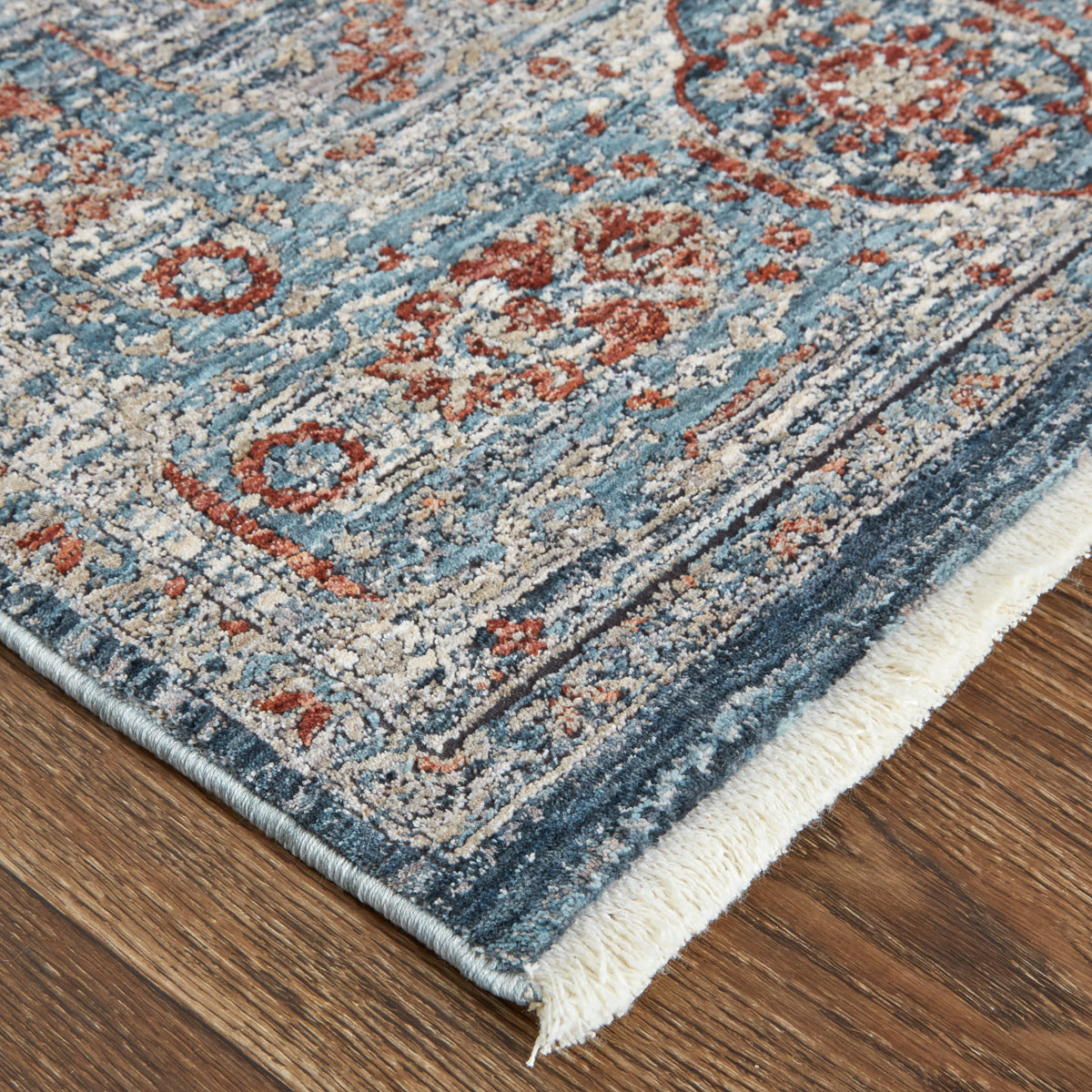 Marquette 3778F Blue Rug by Feizy