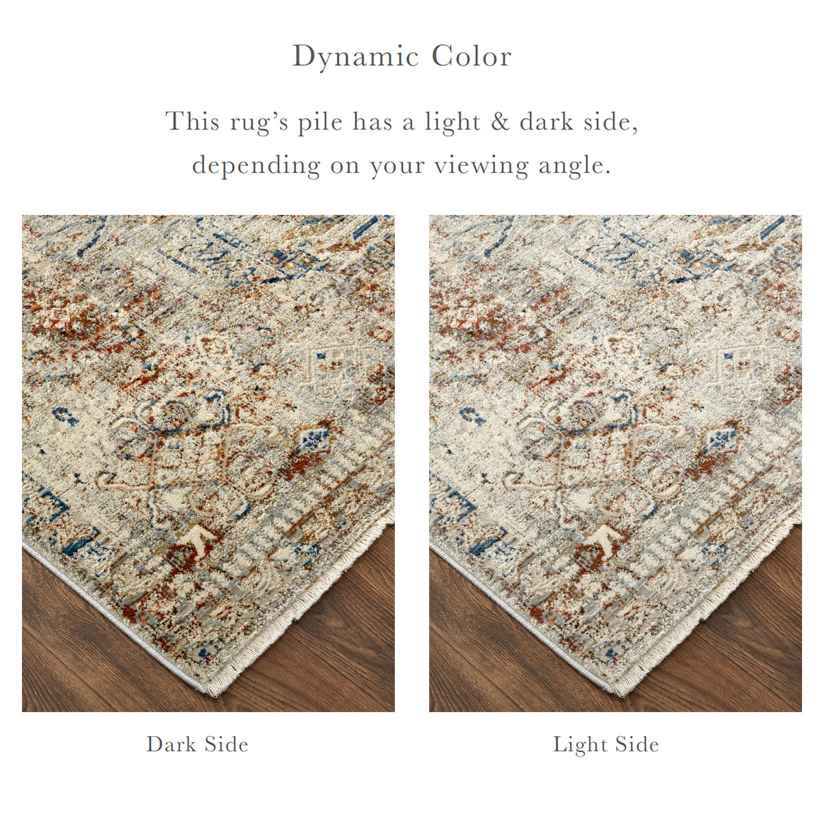 Kaia 39GJF Gray/Multi Rug by Feizy
