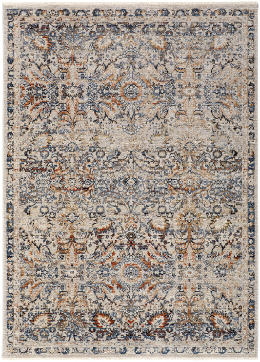 Kaia 39GNF Blue/Multi Rug by Feizy