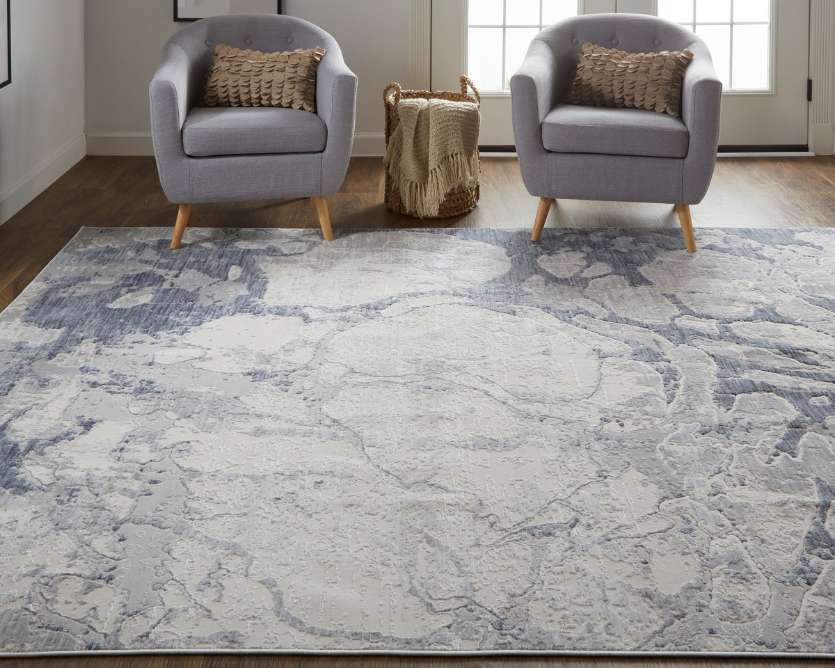 Laina 39G8F Blue Rug by Feizy