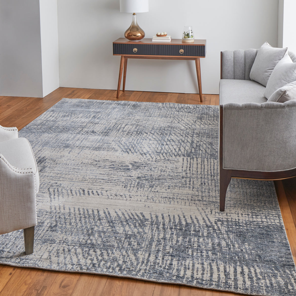 Eastfield 69AIF Blue/Beige Rug by Feizy