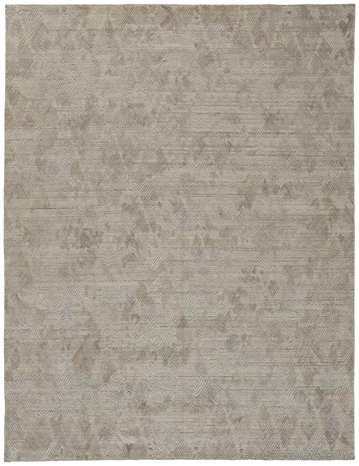 Elias 6718F Gray/Brown Rug by Feizy