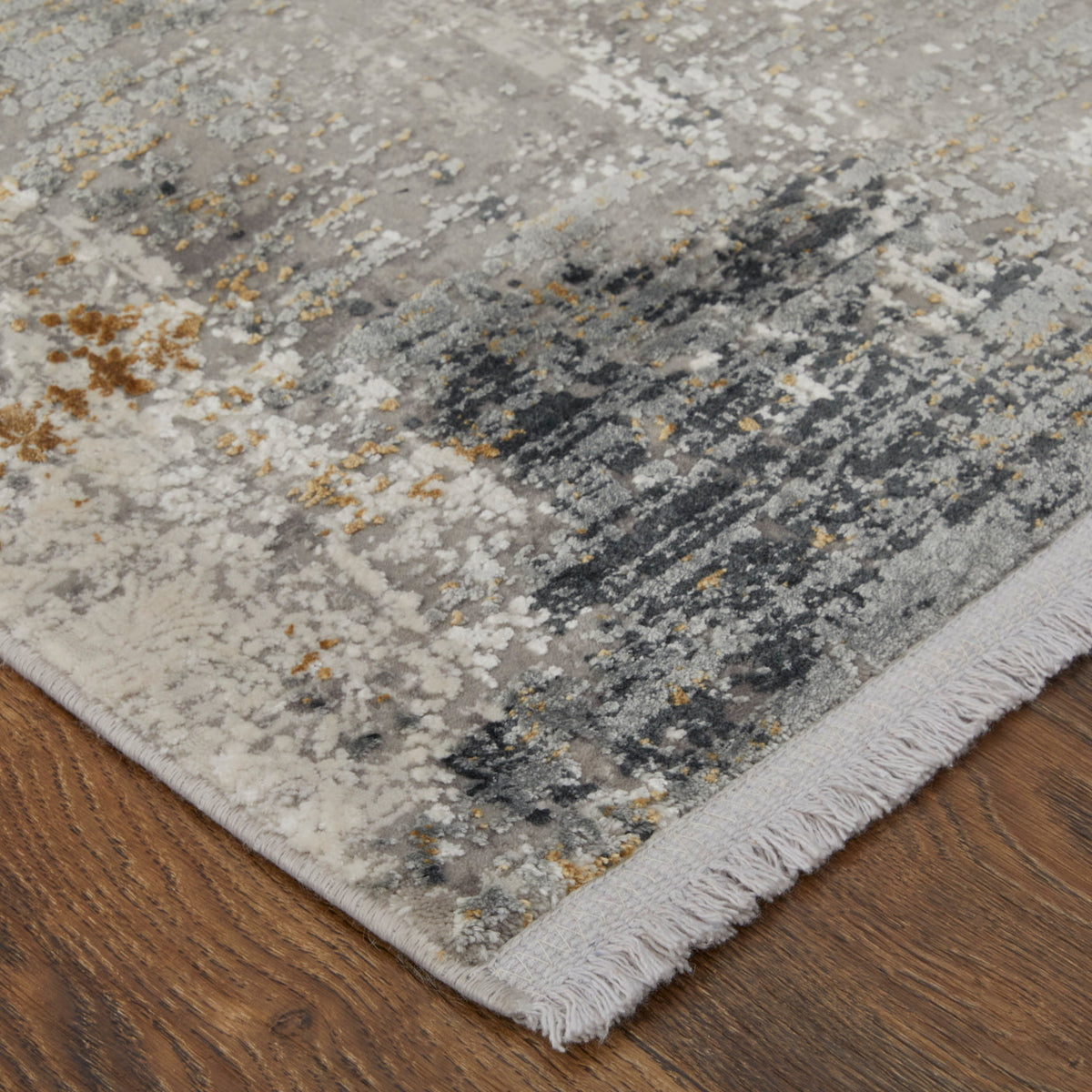Cadiz 3892F Light Gray/Ivory Rug by Feizy