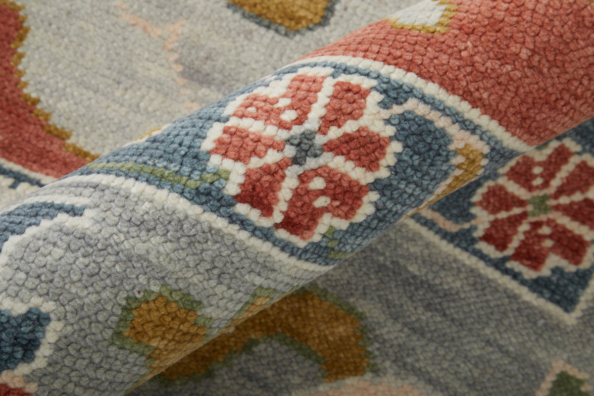 Karina 69G4F Rust/Gray Rug by Feizy