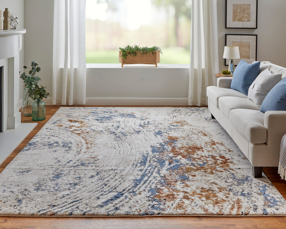 Gilmore 39MMF Ivory/Rust Rug by Feizy
