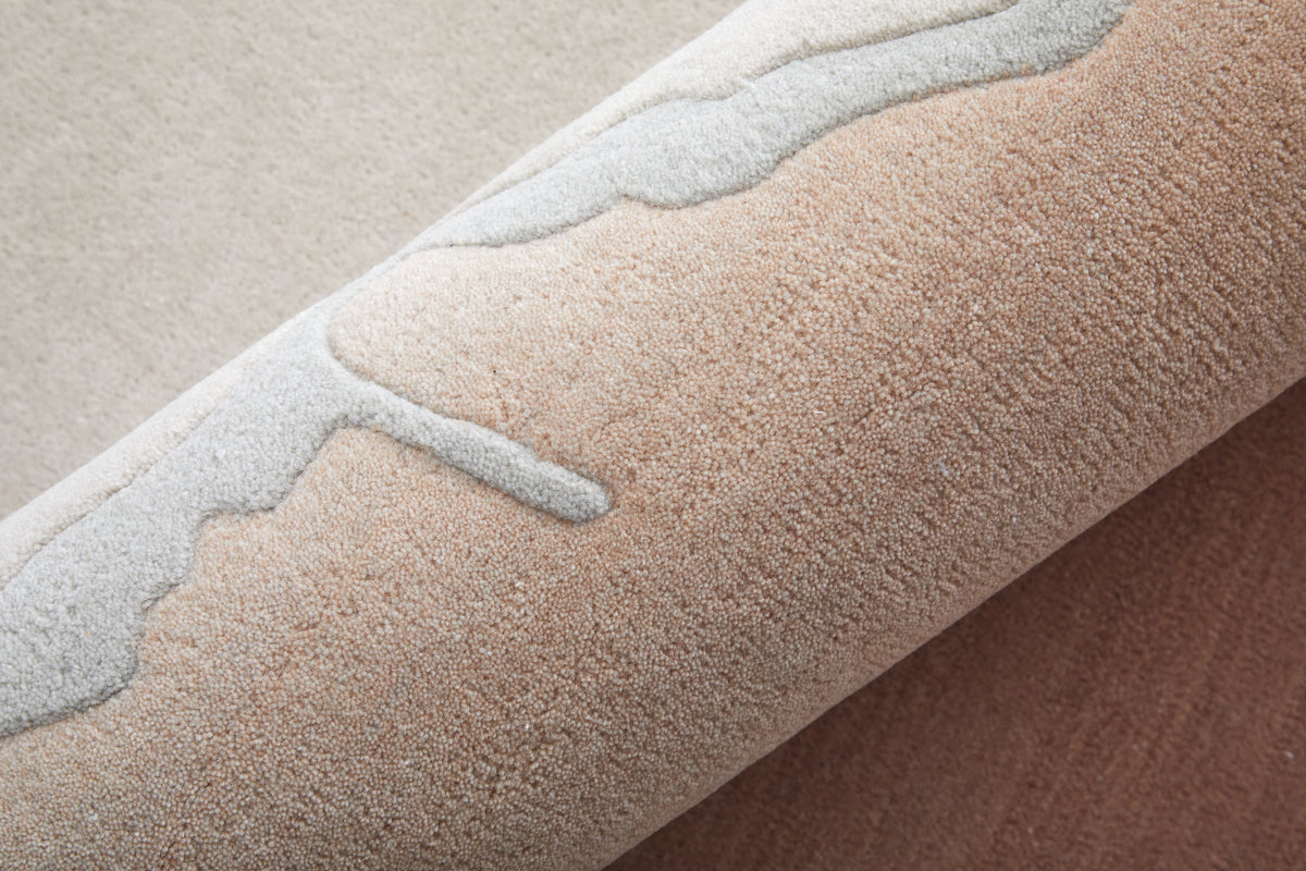 Katya 8989F Beige/Rust Rug by Feizy