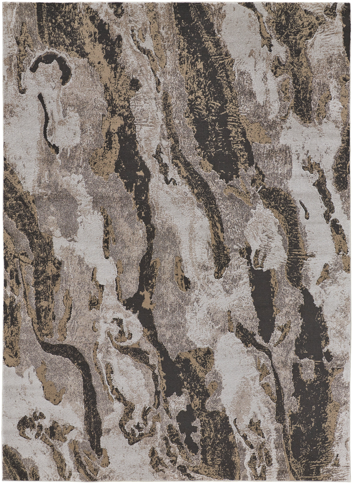 Vancouver 39FGF Charcoal/Beige Rug by Feizy