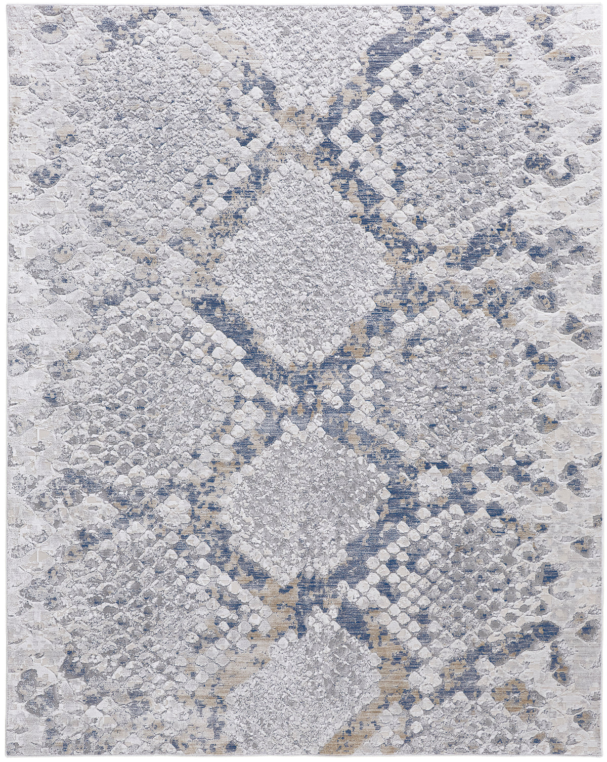 Laina 39GIF Blue/Gray Rug by Feizy