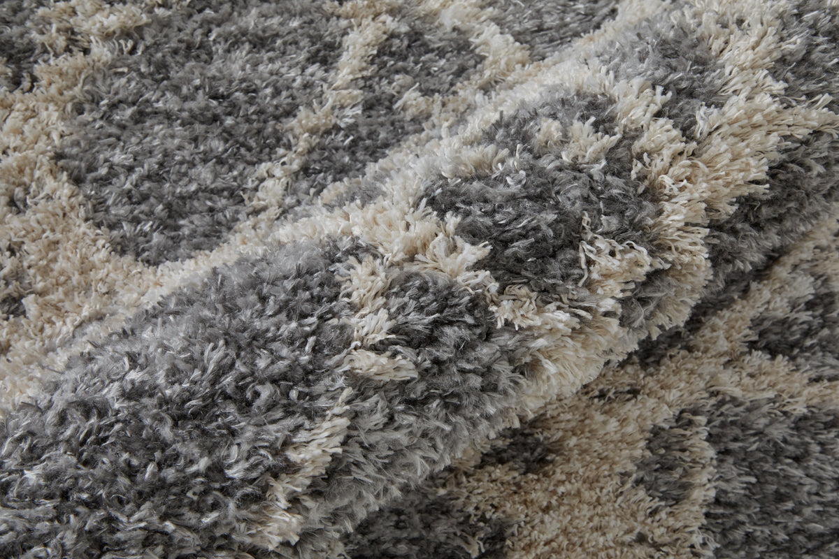 Mynka 39IDF Gray/Beige Rug by Feizy