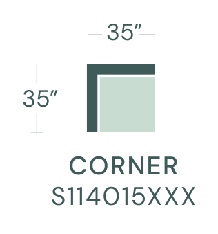 FORMATION Corner Unit dimensions